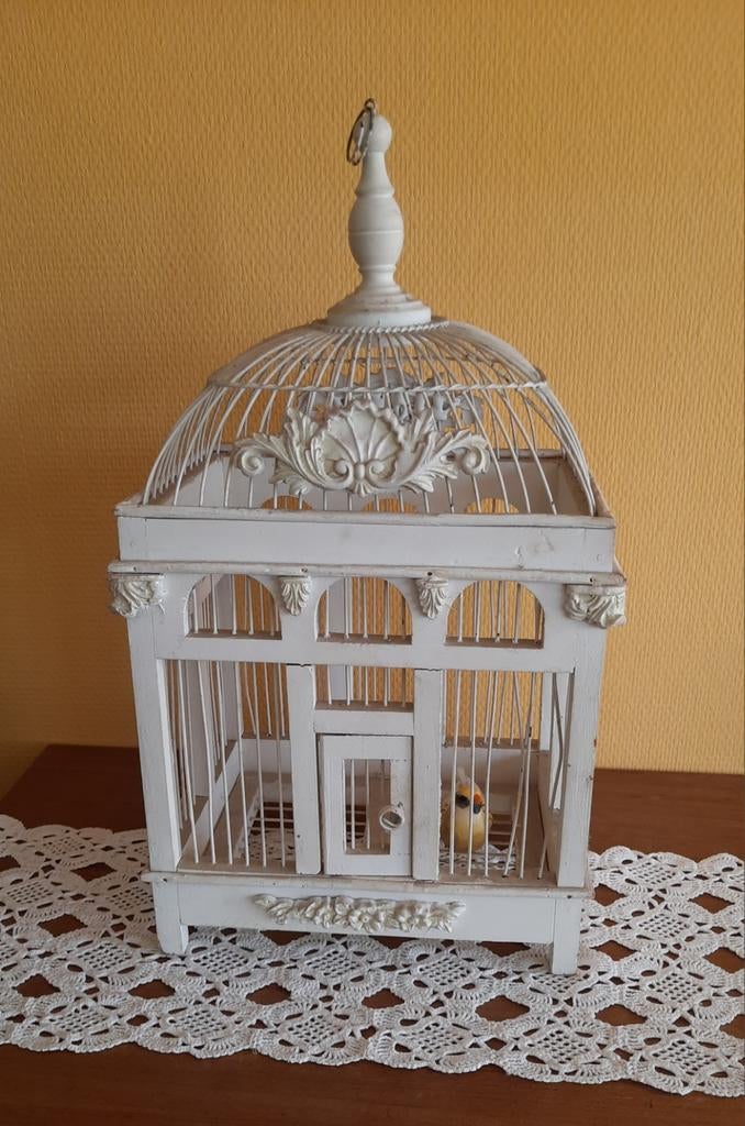 Leuk oud sier vogelkooitje, Ophalen