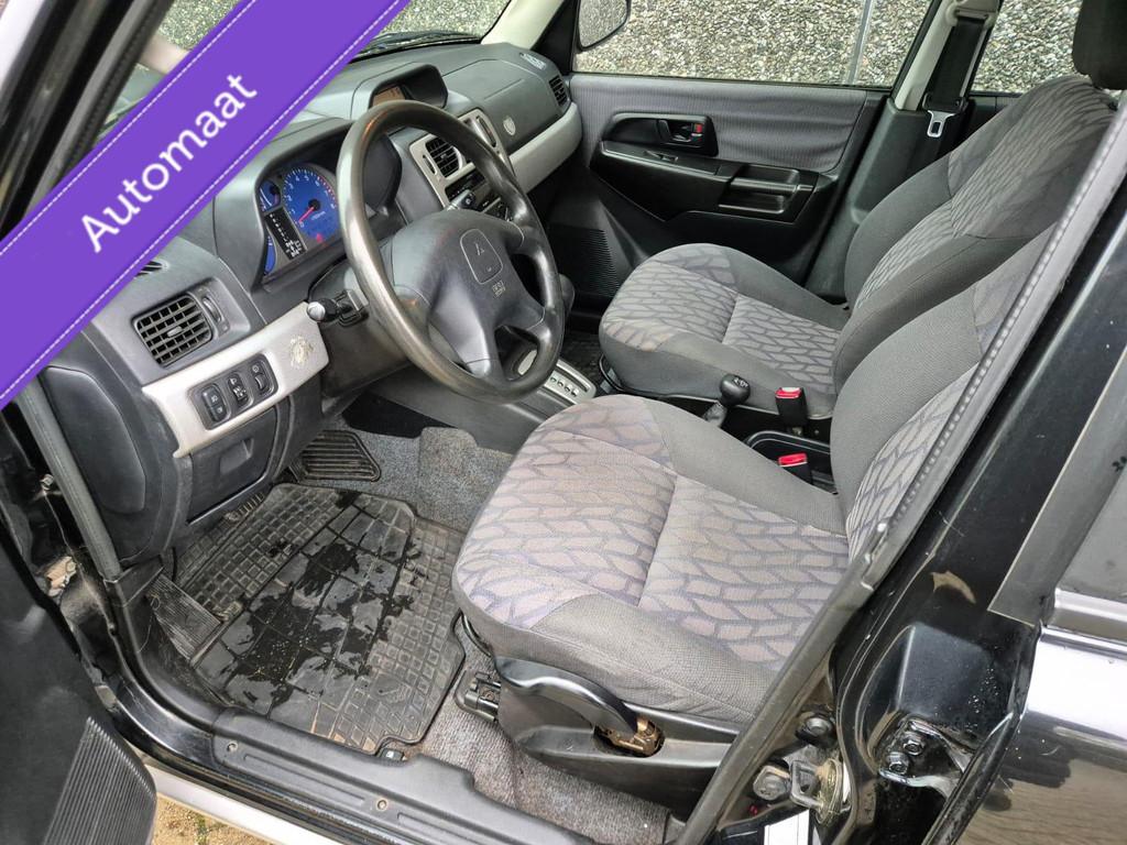 Mitsubishi Pajero Pinin 2.0 4x4/Airco/129PK/Trekhaak/Nw Apk, Stof, Gebruikt, 4 cilinders, Zwart