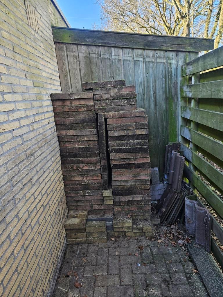 Gratis Stapel terrastegels, Ophalen of Verzenden, Gebruikt, Beton, Terrastegels