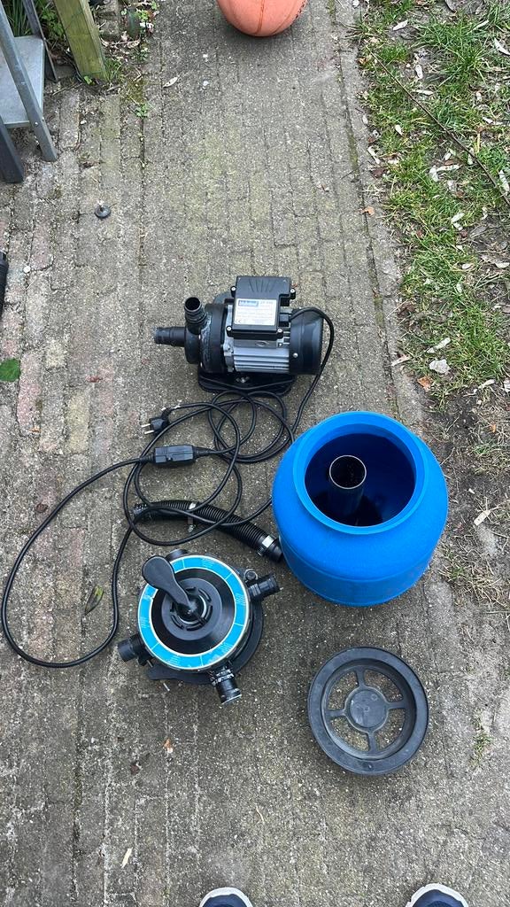 Zwembadpomp merk Waterland zand/glas, Tuin en Terras, Zwembad-toebehoren, Ophalen of Verzenden, Gebruikt
