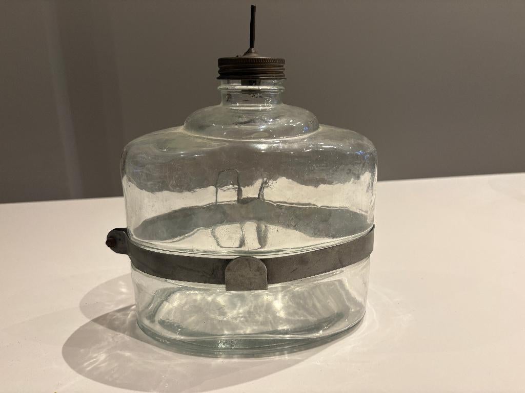 antieke Kerosine olie fles, Ophalen of Verzenden