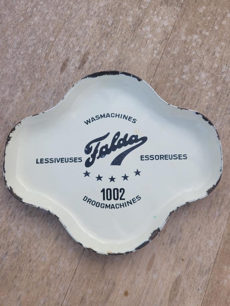 Emaille reclamebordje, Verzenden, Zo goed als nieuw, Reclamebord