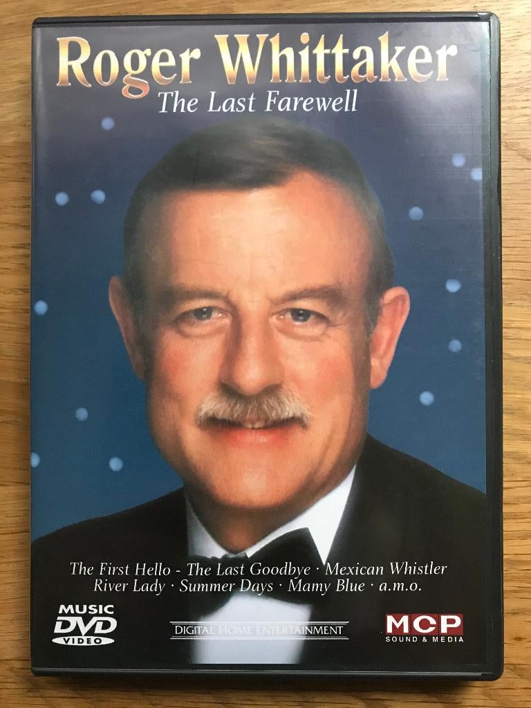dvd muziek Roger Whittaker The Last Farewell, Alle leeftijden, Ophalen of Verzenden, Zo goed als nieuw, Muziek en Concerten