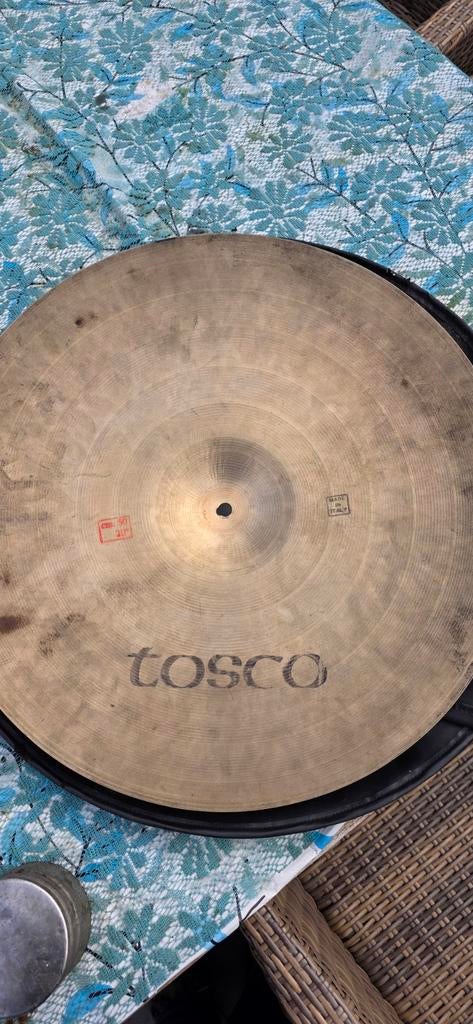 Tosco ride bekken 20" vintage, Ophalen, Gebruikt, Drums of Percussie