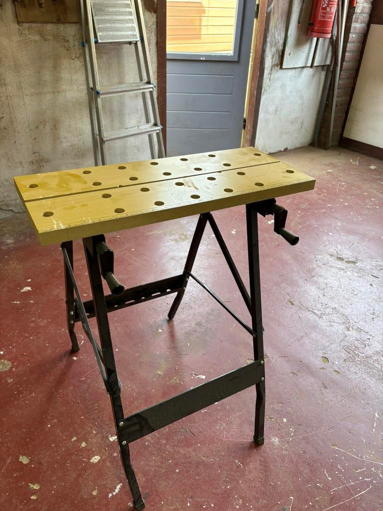 Opklapbare werkbank / workmate, Ophalen, Gebruikt, Inklapbaar