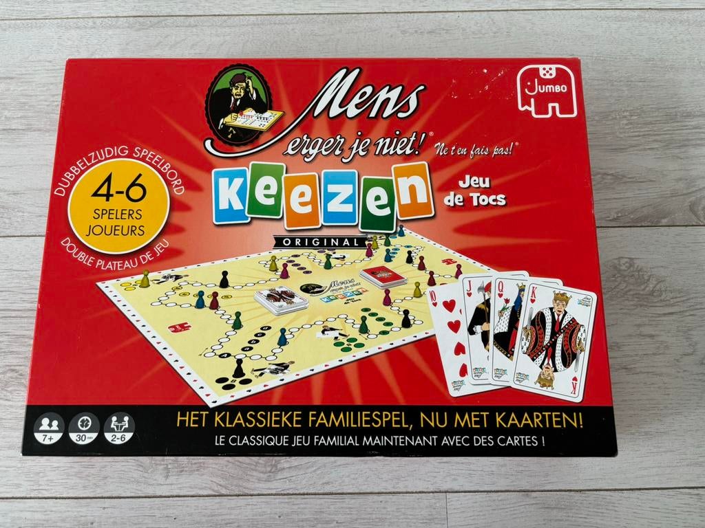 Mens erger je niet Keezen, Ophalen of Verzenden, Zo goed als nieuw