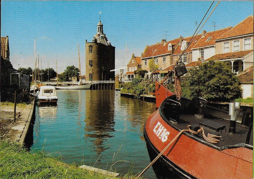 Enkhuizen ongelopen ansichtkaart ( 917, Ophalen of Verzenden, 1980 tot heden, Ongelopen, Noord-Holland