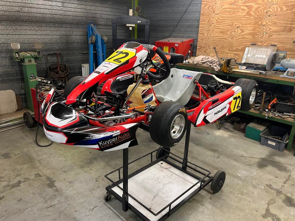 Te koop zeer nette Parolin 950mm ( rookie ), Sport en Fitness, Karting, Ophalen, Zo goed als nieuw, Kart