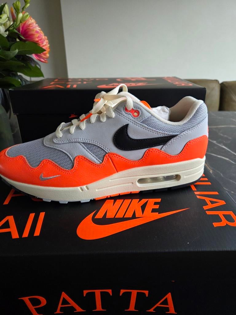 Nike Air Max 1 Patta Waves Hyper Crimson Pure Platinum, Ophalen of Verzenden, Nieuw, Overige kleuren