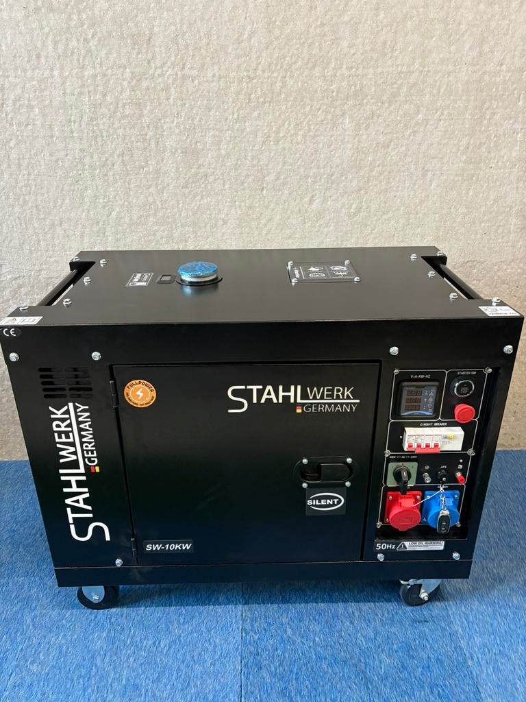 Nieuw in doos.10-KVA dieselaggregaten met electrische start, Doe-het-zelf en Verbouw, Aggregaten, Ophalen, Massakassa, Dieselolie