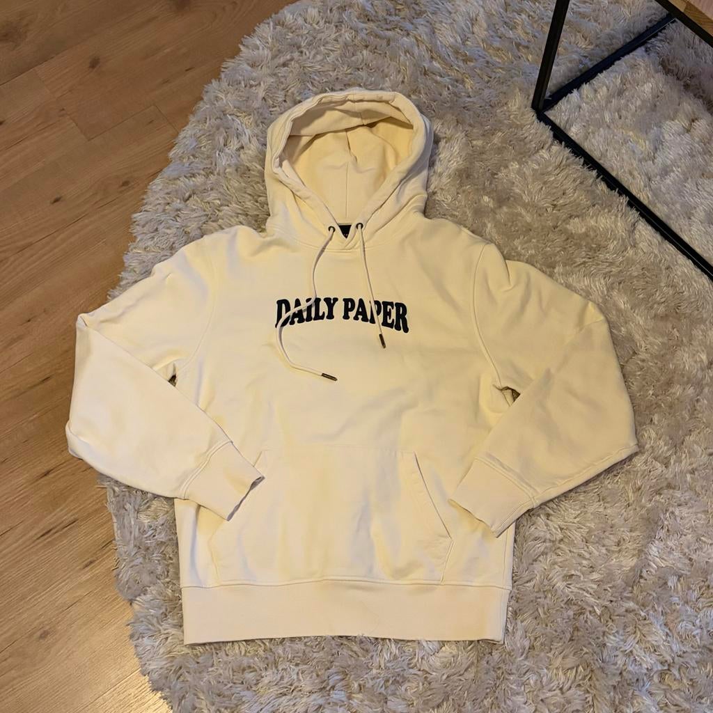 Daily Paper hoodie crème maat S, Ophalen of Verzenden, Zo goed als nieuw, Maat 46 (S) of kleiner, Beige