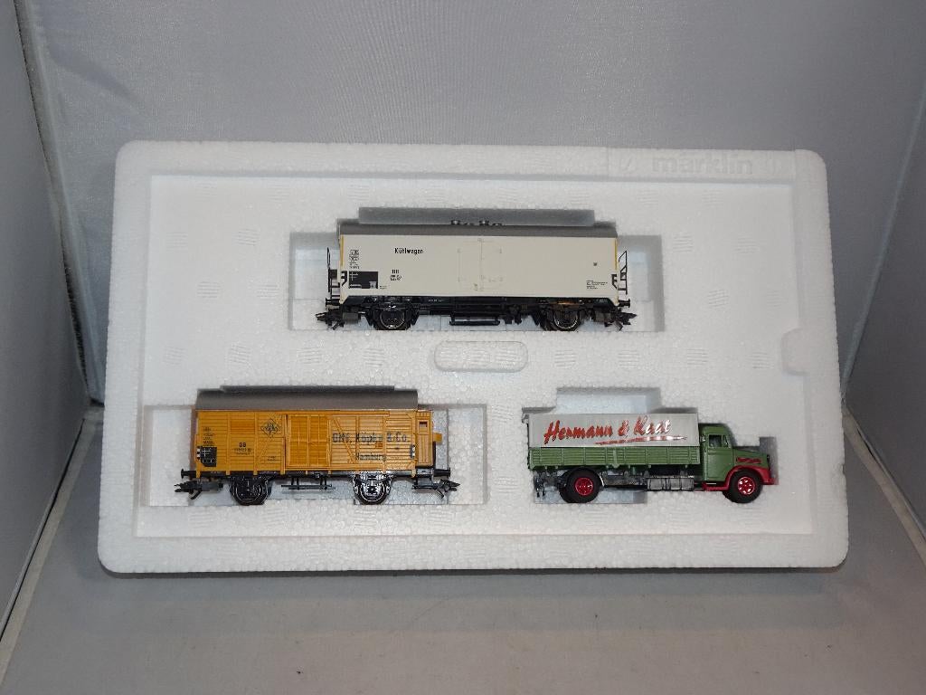 Marklin 3 delige set 47904 Koloniale waren nieuw OVP (#941), Wisselstroom, Ophalen of Verzenden, Märklin, Nieuw