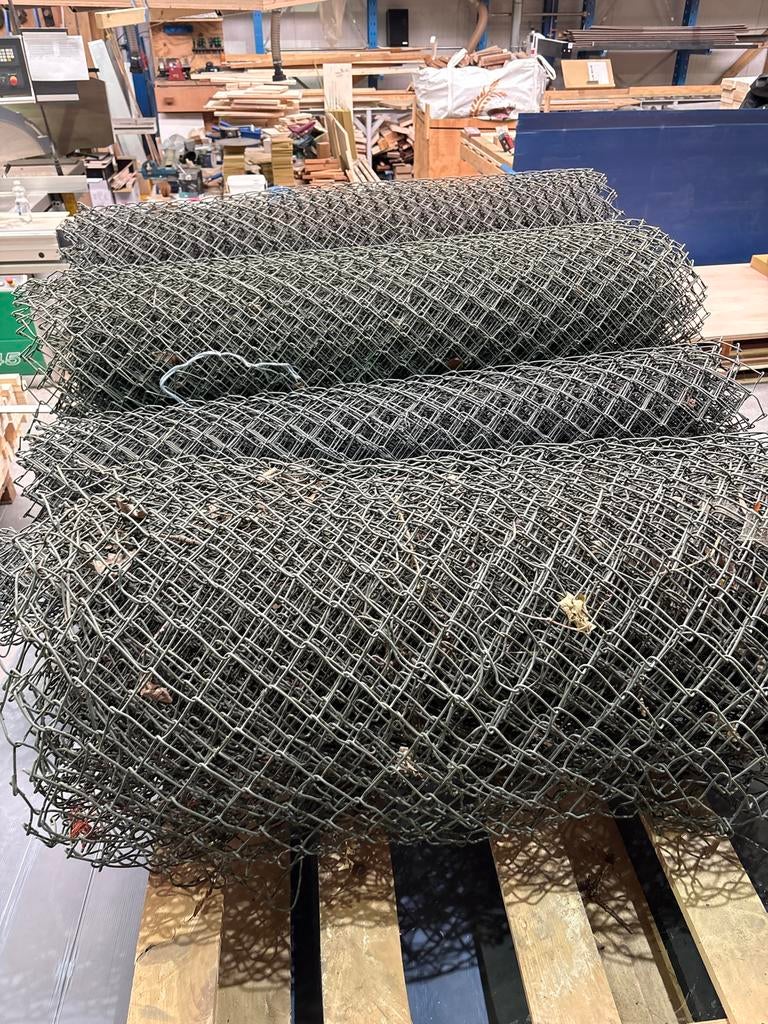 Harmonicagaas - Diverse rollen gaashekwerk, Ophalen, Gebruikt, IJzer, Gaashekwerk