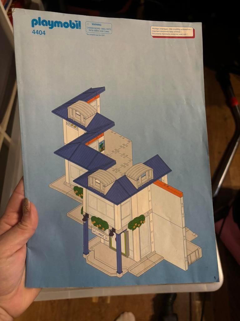 Playmobile ziekenhuis met ambulance, Ophalen of Verzenden, Zo goed als nieuw, Complete set