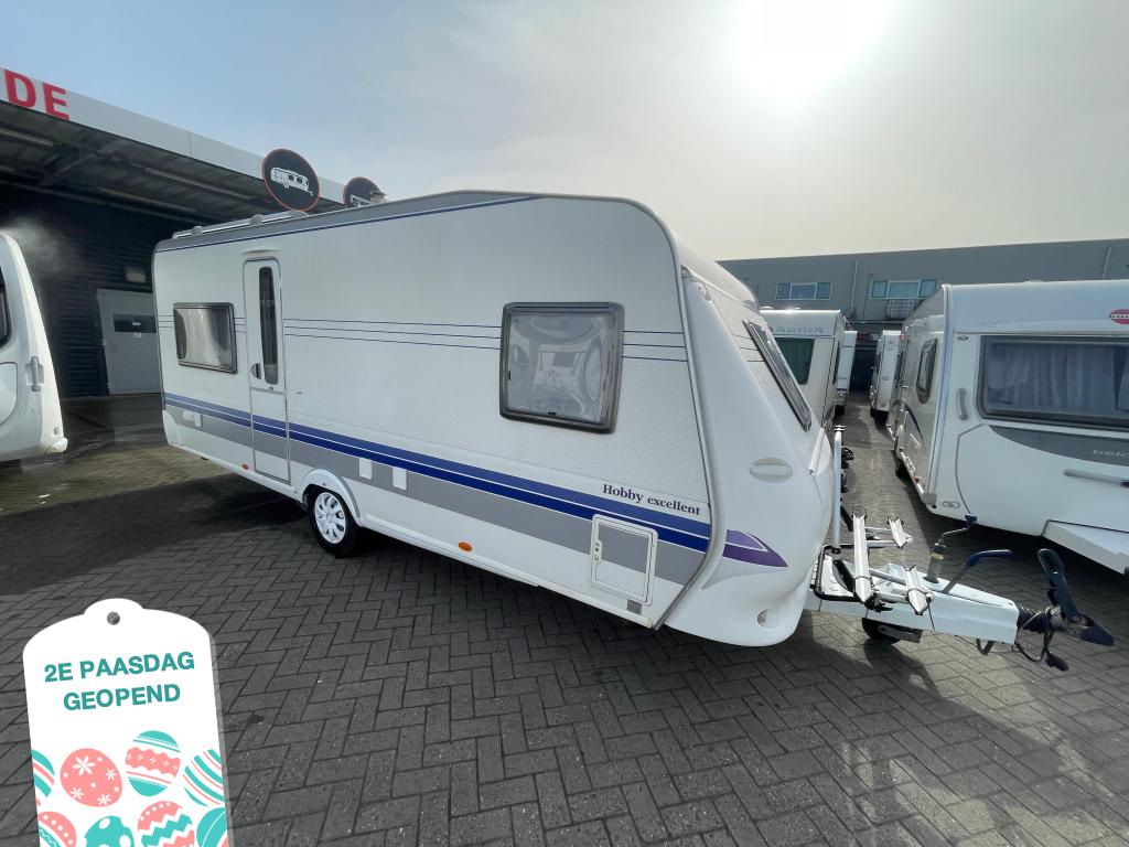 Hobby Excellent 540 UFE Mover, Luifel, Bank airco, Caravans en Kamperen, Caravans, Rondzit, Hobby, Overige typen, 5 tot 6 meter
