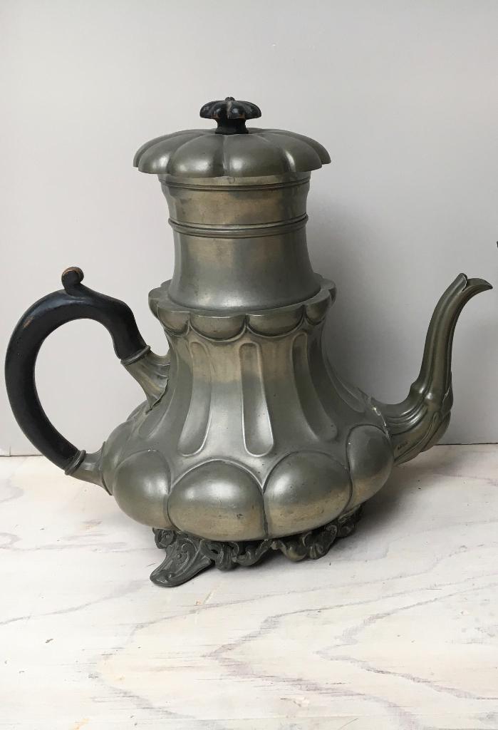 Tinnen koffiekan Shaw & Fischer, Sheffield, Ophalen of Verzenden