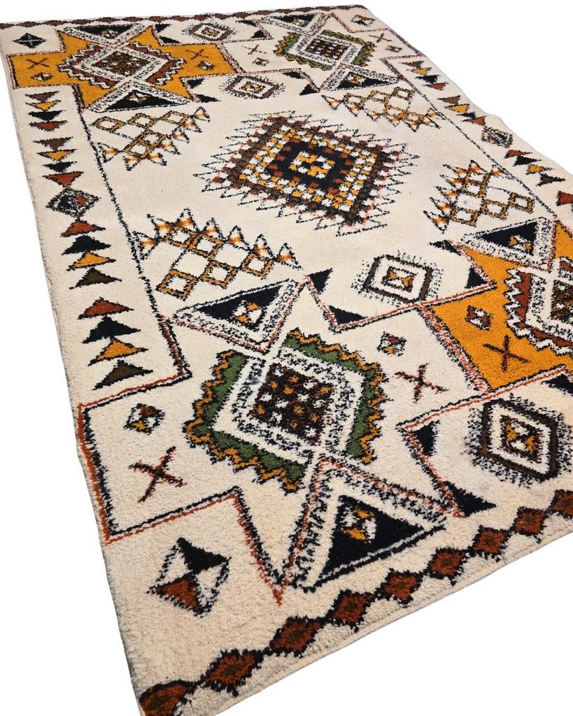 Berber Tapijt Azilal 300x200 wollen vloerkleed handgeknoopt