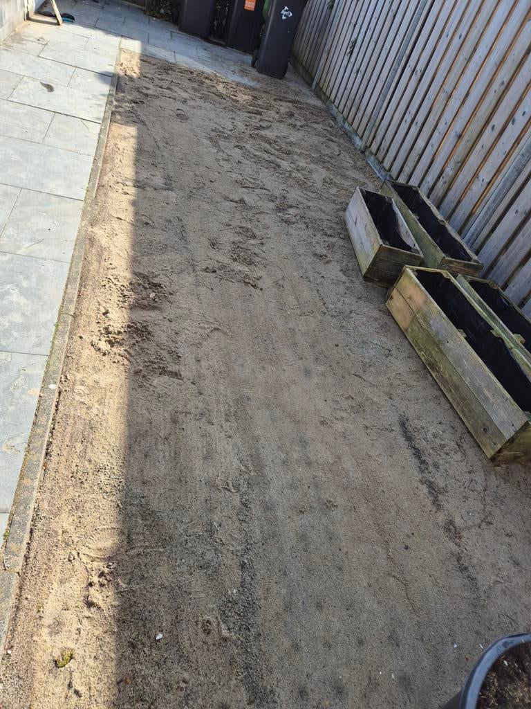 Zand (grof), Ophalen, Gebruikt