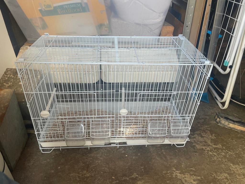 Draad kooi vogel kooi,tranpoort, Dieren en Toebehoren, Ophalen of Verzenden, Zo goed als nieuw, Minder dan 65 cm