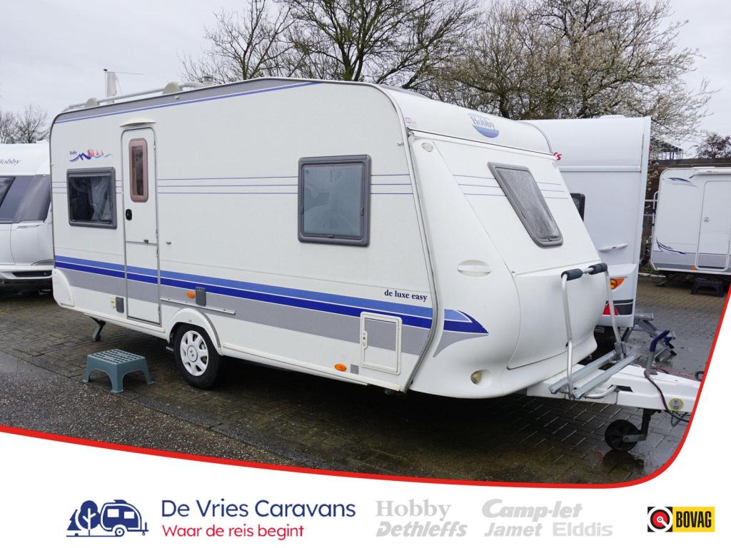 Hobby De luxe Easy 460 UFE Mover, voortent, Caravans en Kamperen, Rondzit, Hobby, Bedrijf, Schokbreker