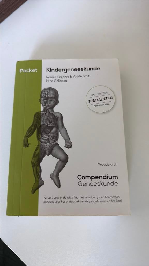 Pocket Compendium Geneeskunde Kindergeneeskunde, Ophalen of Verzenden, Beta, Zo goed als nieuw, WO