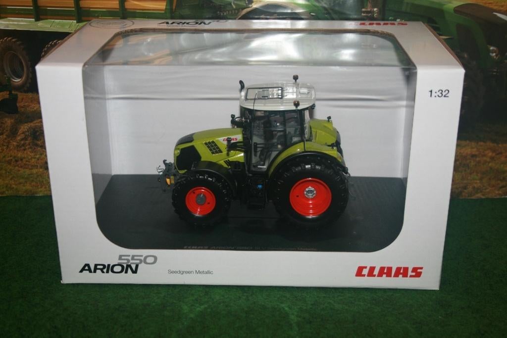 Boeryes: Claas Arion 550 SeedGreen 1:32 Agritechnica, Hobby en Vrije tijd, Modelauto's | 1:32, Ophalen of Verzenden, Nieuw, Tractor of Landbouw