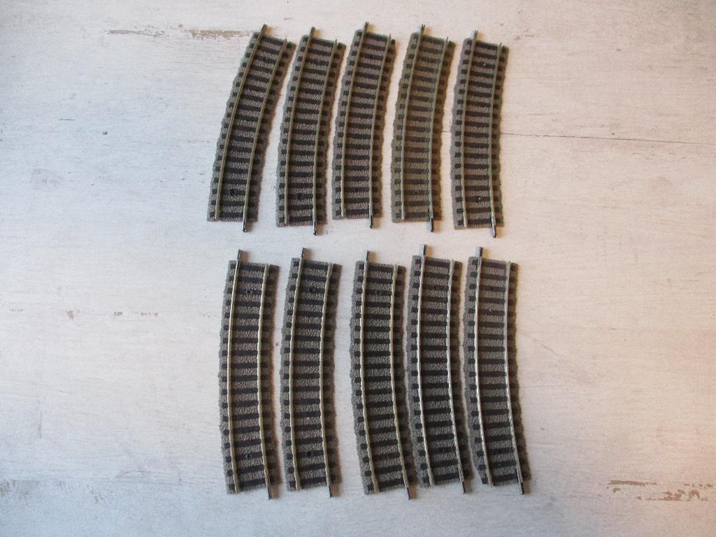 Fleischmann Profi Rail Bocht no 6127 10x, Ophalen, Gelijkstroom, Fleischmann, Rails