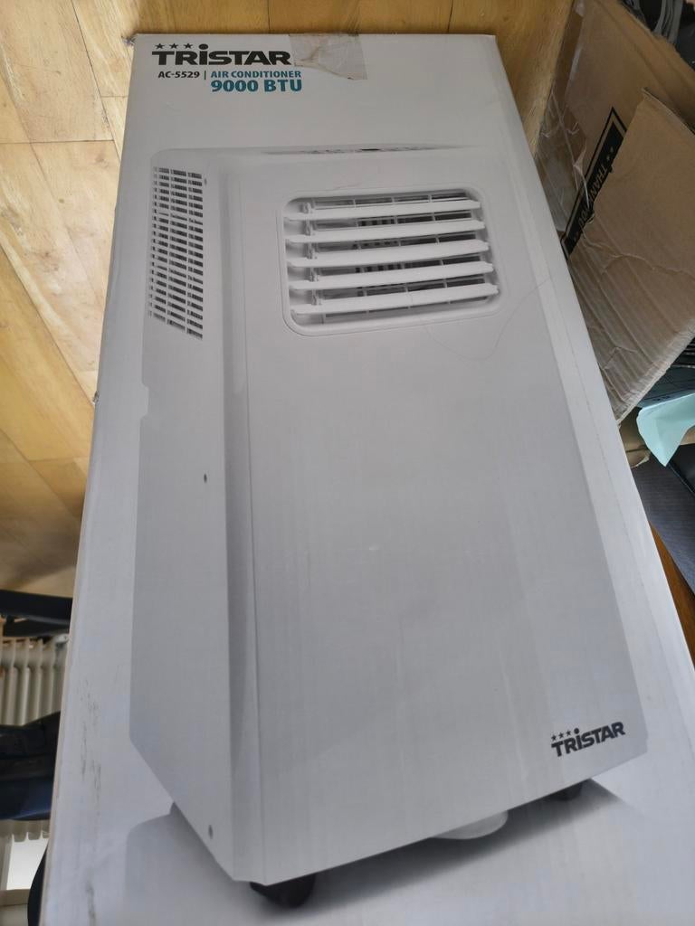 Airco 9000btu TriStar ac-5529, Witgoed en Apparatuur, Airco's, Ophalen, Timer, Minder dan 60 m³, 3 snelheden of meer