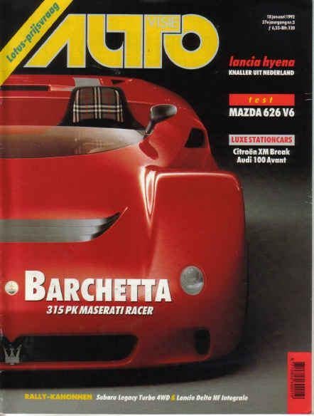 Autovisie 2 1992 : Mercedes Benz 450 SEL 6.9 - Subaru Legacy, Ophalen of Verzenden, Gelezen, Algemeen