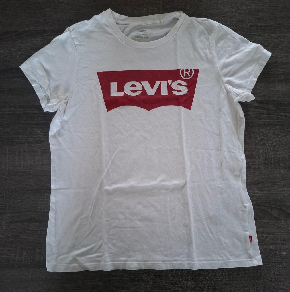 Levi’s T-shirt – maat M, Verzenden, Zo goed als nieuw, Wit