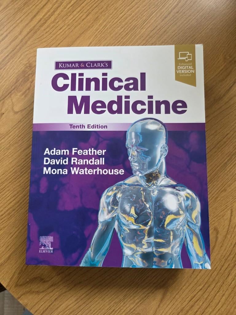 Clinical Medicine Kumar and Clark 10th edition, Ophalen of Verzenden, Beta, Zo goed als nieuw, WO