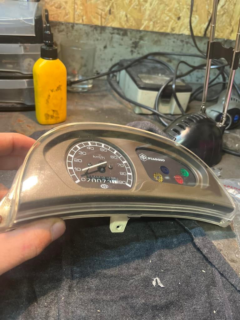 Piaggio zip type1/2/3 km teller 10/10 staat, Ophalen of Verzenden