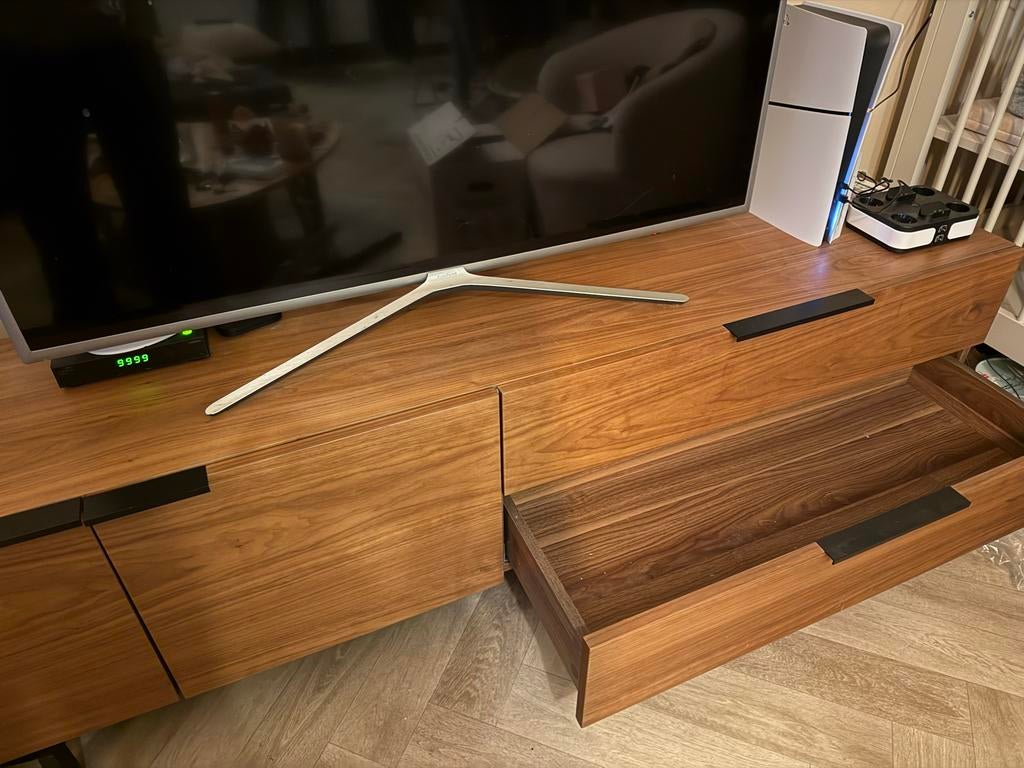 Goossens tv kast met 2 lades en 2 deurtjes, Ophalen, Gebruikt, 200 cm of meer, 150 tot 200 cm