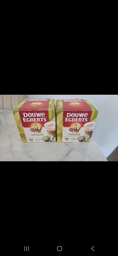 Douwe Egberts Cappuccino cups (2x8 stuks), Koffiepads en cups, Overige modellen, Nieuw, Ophalen of Verzenden