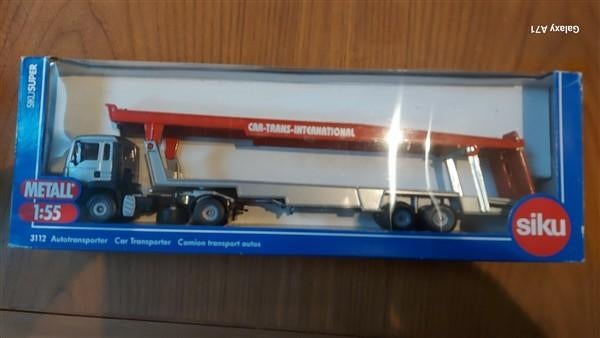 Siku 3112 MAN autotransporter, Ophalen of Verzenden, Zo goed als nieuw, Bus of Vrachtwagen, SIKU