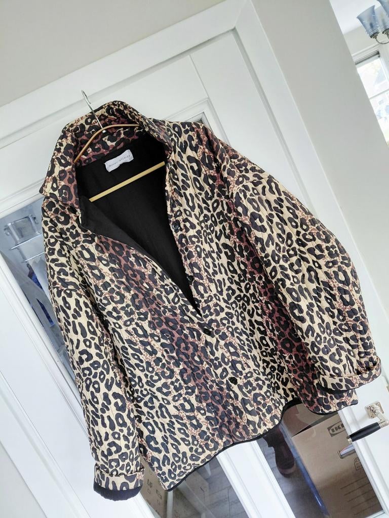 Royale Rough❤️ Studio leopard tussen jas L NW250,-, Verzenden, Zo goed als nieuw, Maat 42/44 (L), Bruin