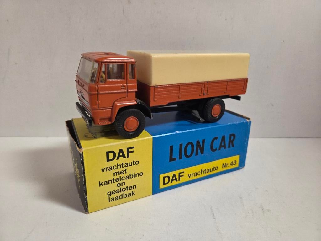 Lion Car DAF 2000 bakwagen 1:50, ., Ophalen of Verzenden, Zo goed als nieuw, .
