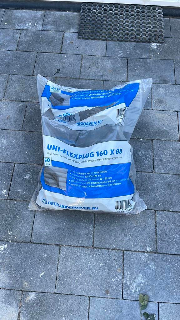 Slagspouwpluggen ~150 stuks, Minder dan 4 cm, Overige materialen, Ophalen of Verzenden, Zo goed als nieuw