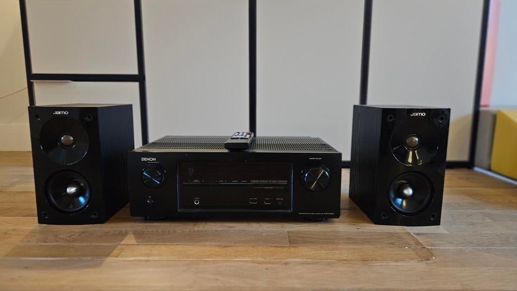 Denon versterker en Jamo speakers set, Ophalen of Verzenden