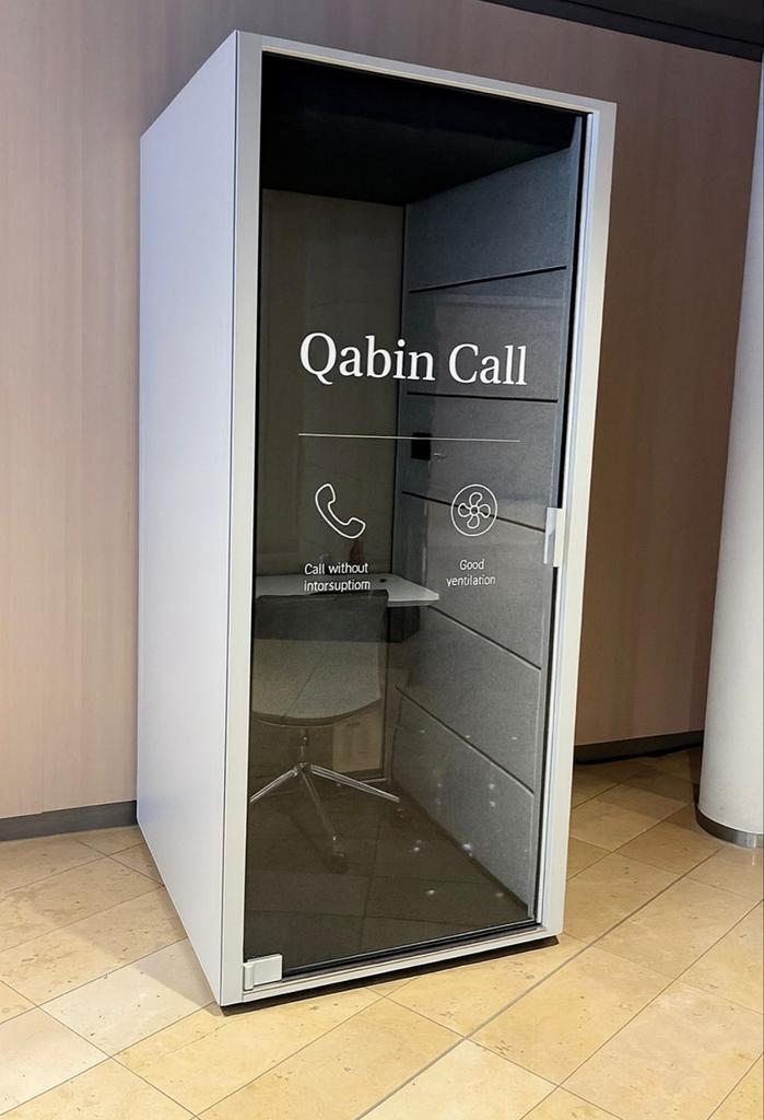 Te huur/lease akoestische belcel / telefooncel / phonebooth, Zakelijke goederen, Kantoor en Winkelinrichting | Kantoormeubilair en Inrichting