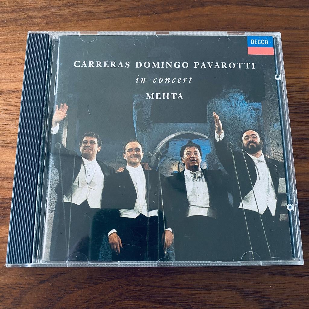 Carreras Domingo Pavarotti - In Concert (Metha), Ophalen of Verzenden, Romantiek, Gebruikt, Opera of Operette