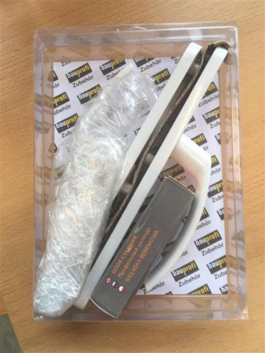 Kunststof buitendeur 98 x 215 volledig glas, Niet ingevuld, 80 tot 100 cm, Niet ingevuld, Nieuw