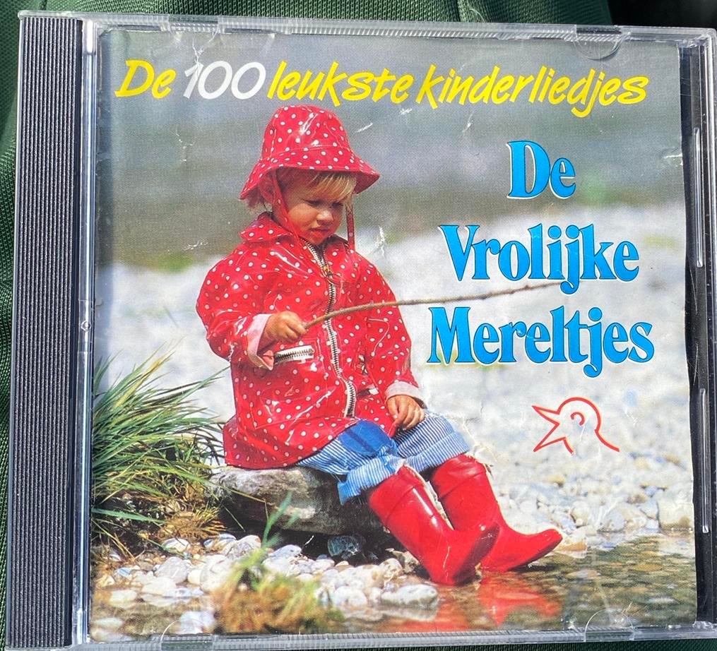 De vrolijke mereltjes cd 100 kinderliedjes, Ophalen of Verzenden, Zo goed als nieuw