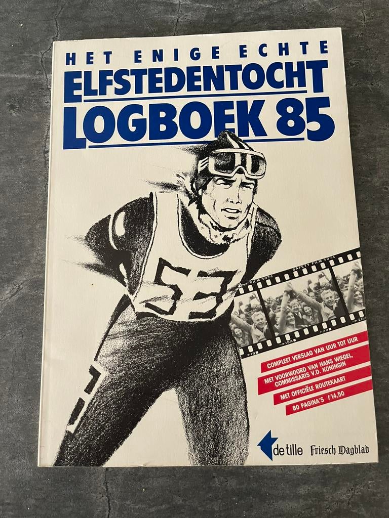 Elfstedentocht 1985 logboek, Ophalen of Verzenden, Zo goed als nieuw, Balsport