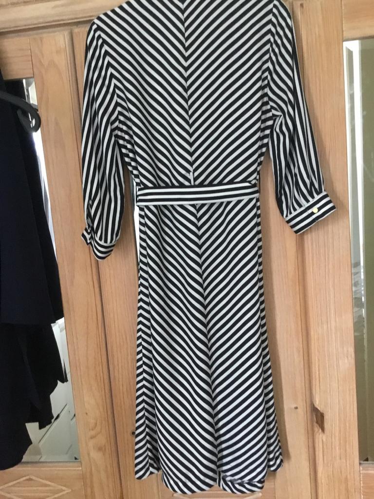 Luchtige zomerjurk met strepen - Maat 40, Ophalen of Verzenden, Maat 38/40 (M), Zwart