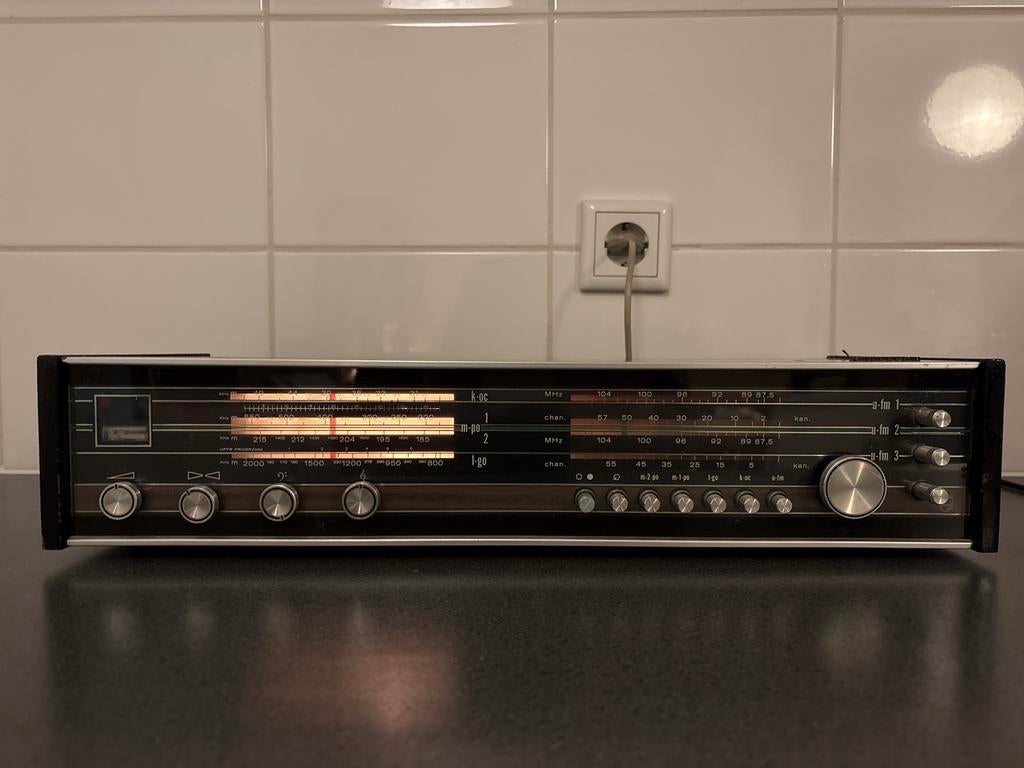 Philips radio 22RH781 - Vintage radio, werkt nog perfect!, Ophalen, Gebruikt, Radio