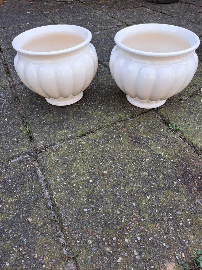 Mooie super grote bloempotten zgan, Tuin en Terras, Bloempotten, Ophalen, Zo goed als nieuw