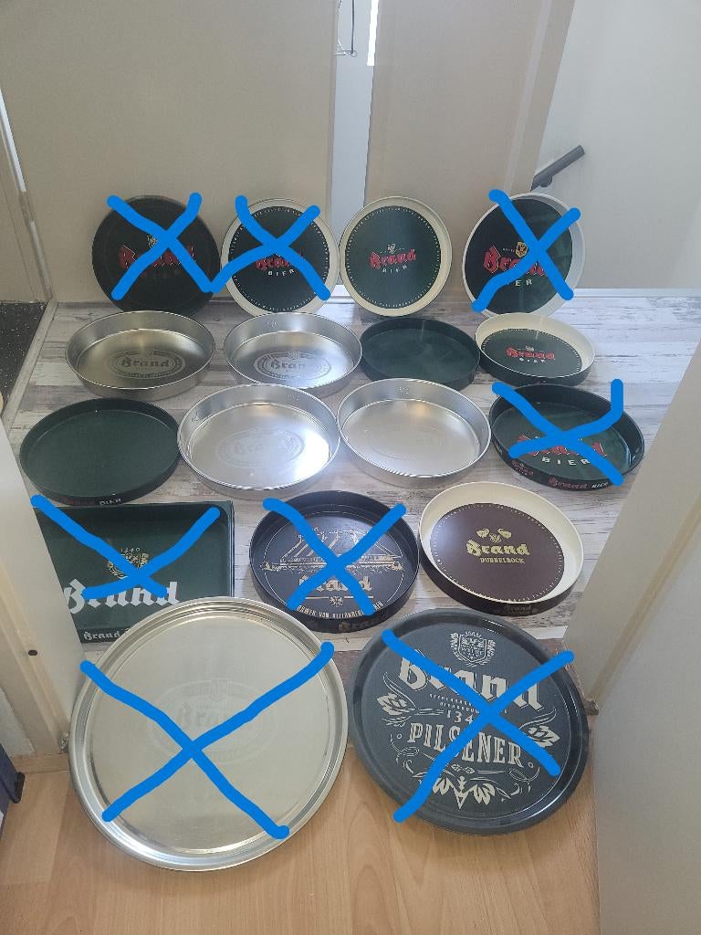 Diverse Brand bier dienbladen, Verzamelen, Ophalen of Verzenden, Gebruikt, Overige typen, Brand