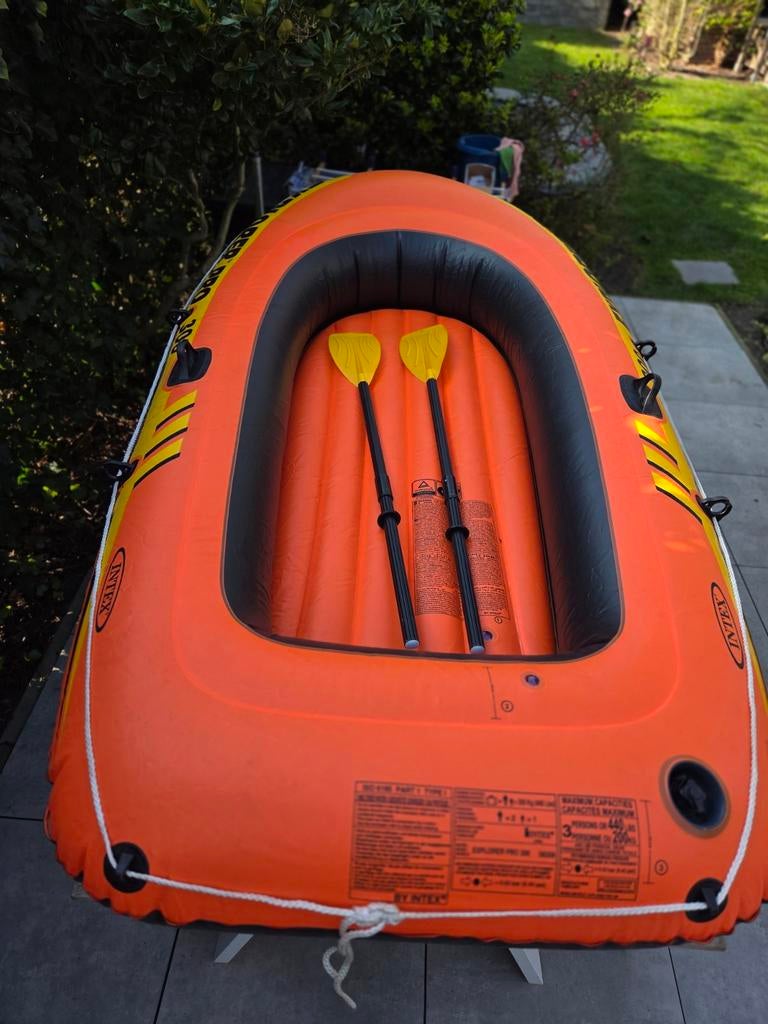 Intex Explorer opblaasbare roeiboot met peddels, Ophalen, Twee personen, Overige typen, Met peddels