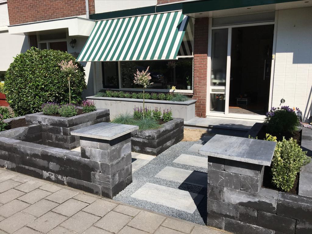 Zonnewering 2x Uitvalscherm 1x Screen met Somfy RTS motoren, Tuin en Terras, Zonneschermen, Gebruikt, Screen, 150 tot 300 cm, 250 cm tot 450 cm